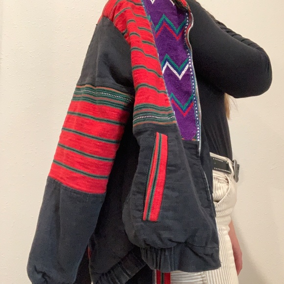 Handmade Patterned Puffer Jacket - Picture 3 of 4